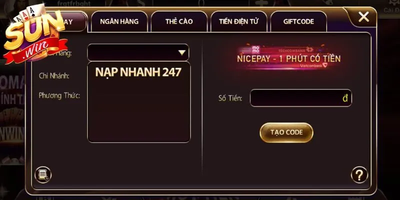 Thắc mắc chủ đề nạp vốn